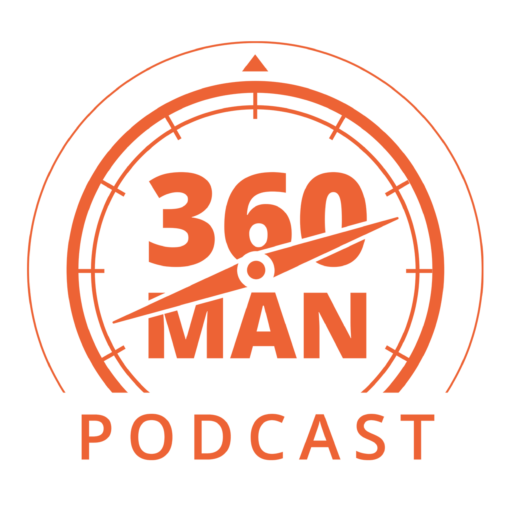 Logo for 360 Man Podcast